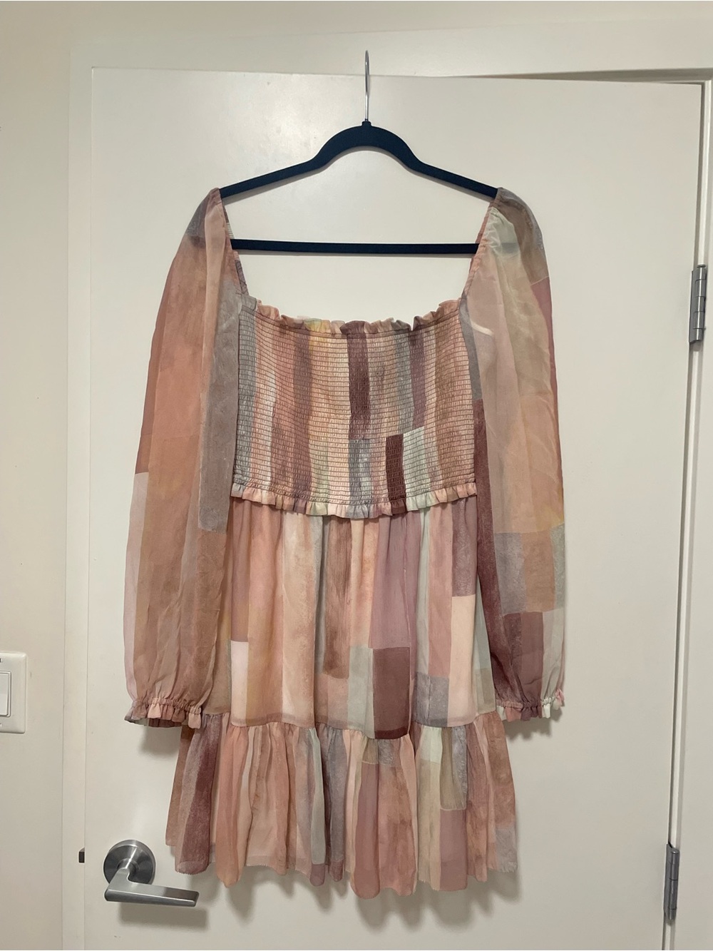 Aritzia Wilfred Tempest Long-Sleeve Mini Dress